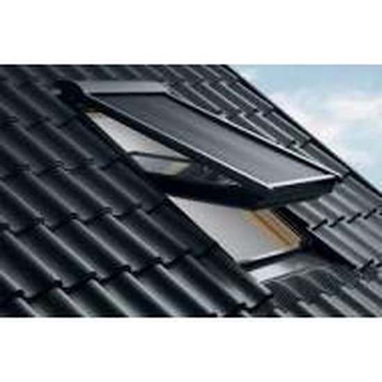 Stores VELUX - Gris - Électrique (alimentation secteur) - Code de fenêtre: UK04 - Type de fenêtre: GGL, GHL, GPL, GGU et GPU