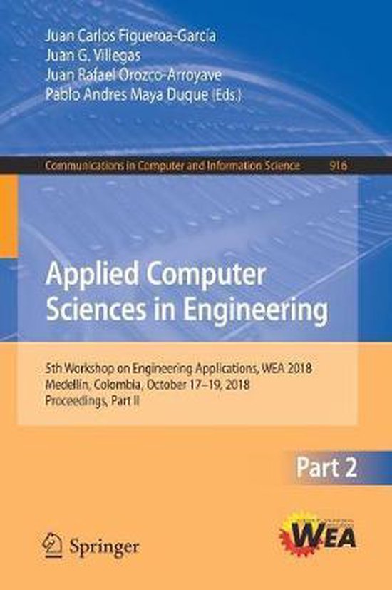 Communications in Computer and Information Science916- Appli ... - cover