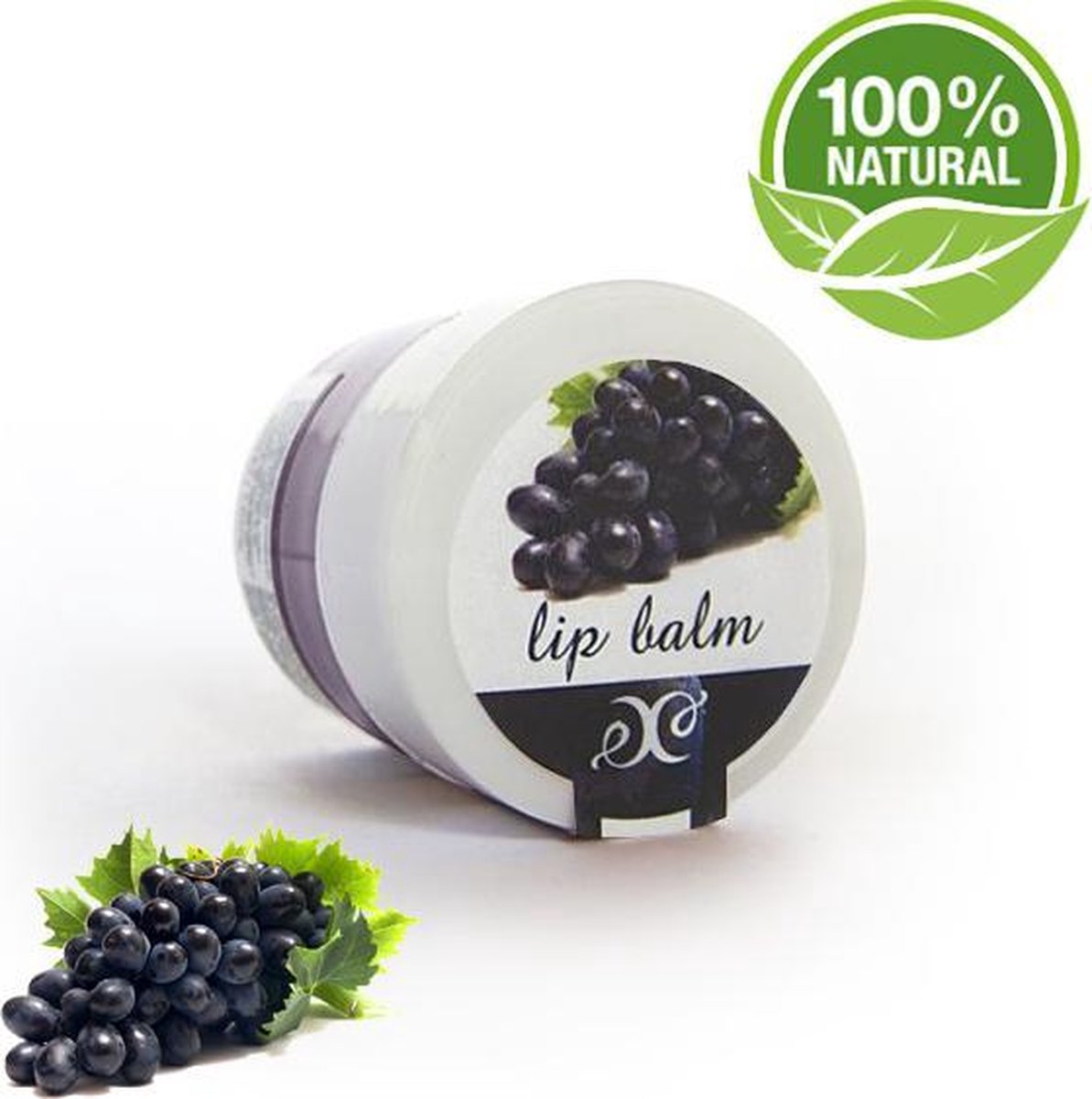 Lippen Balsem Grape 100% Natural - Hydrateert, Voedt & Verzorgt - 30ml