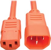 Tripp Lite P004-003-AOR electriciteitssnoer Oranje 0,9 m C13 stekker C14 stekker