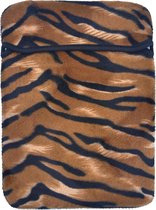 Tabletsleeve met tijgerprint tot 8.9 inch – Bruin/Zwart