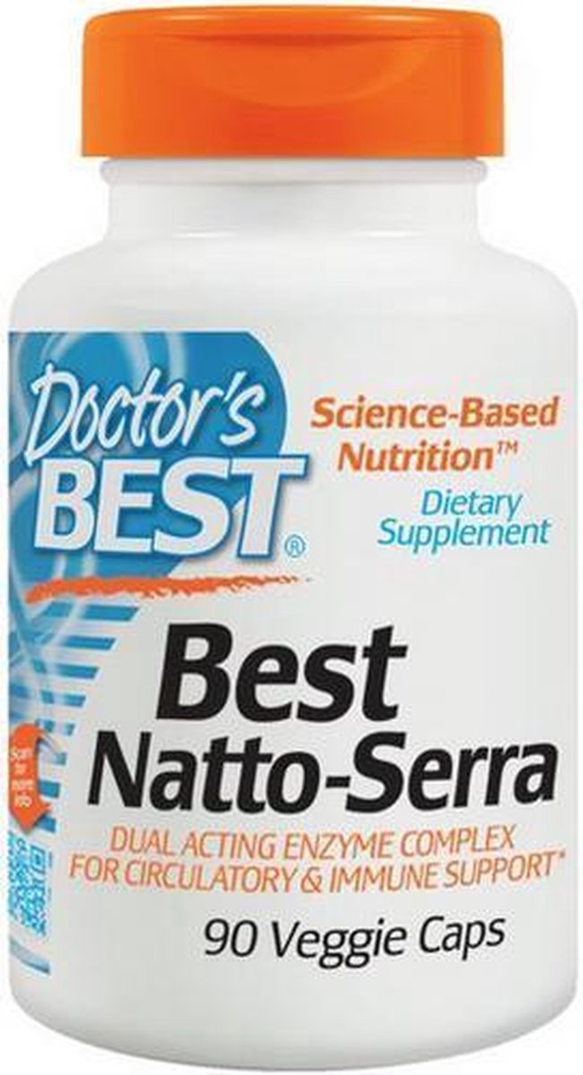 Best Natto-Serra (90 Veggie Caps) - Doctor's Best | bol.
