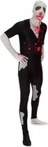 Halloween Originele morphsuit zombie M (145-160 cm) - Grijs