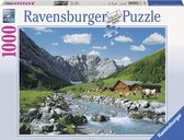 Ravensburger puzzel Karwendelgebergte, Oostenrijk - Legpuzzel - 1000 stukjes