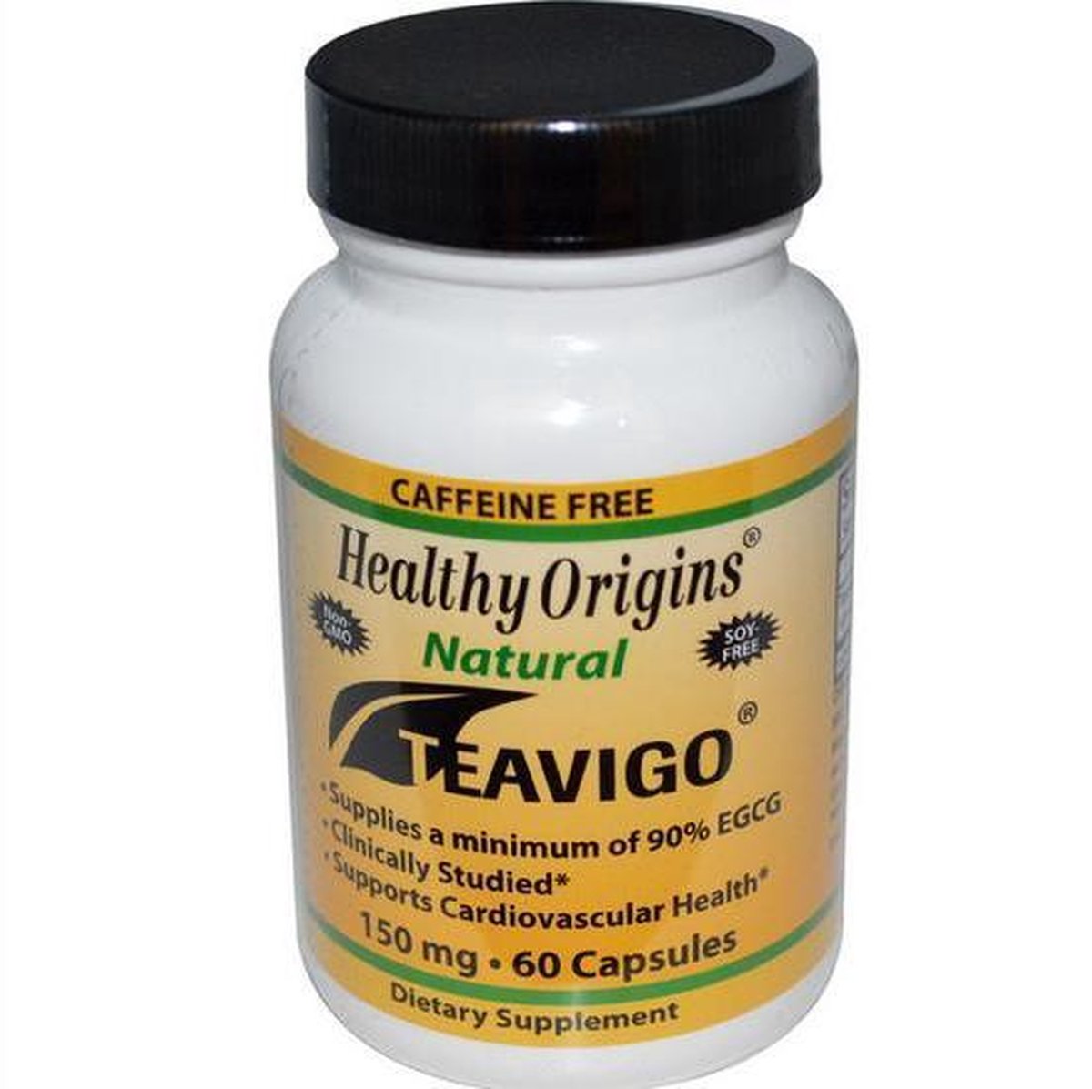 Teavigo cafeïne-vrij 150 mg (60 Capsules) - Healthy Origins