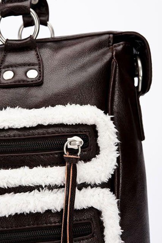 Little Company Totem Shoulder Bag Luiertas - Bruin van Little Company — afbeelding 3