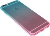 Groenroze siliconen hoesje Geschikt voor iPhone 6 / 6S