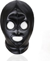Banoch - Zwart PU leren Masker - BDSM