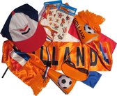 Hup Holland hup voetbal supporters oranje pakket 9-delig