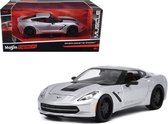 Chevrolet Corvette Stingray C7 2014 Zilver 1-24 Maisto