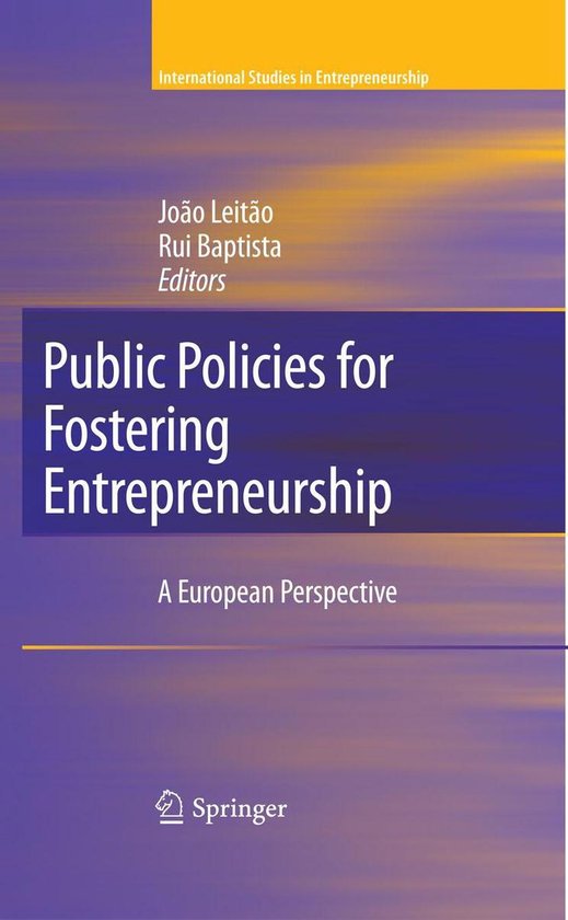 Business and Management (R0) - Public Policies for Fostering ... - cover