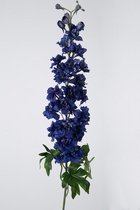 Kunstbloem - Delphinium - topkwaliteit decoratie - 2 stuks - zijden bloem - Blauw - 102 cm hoog