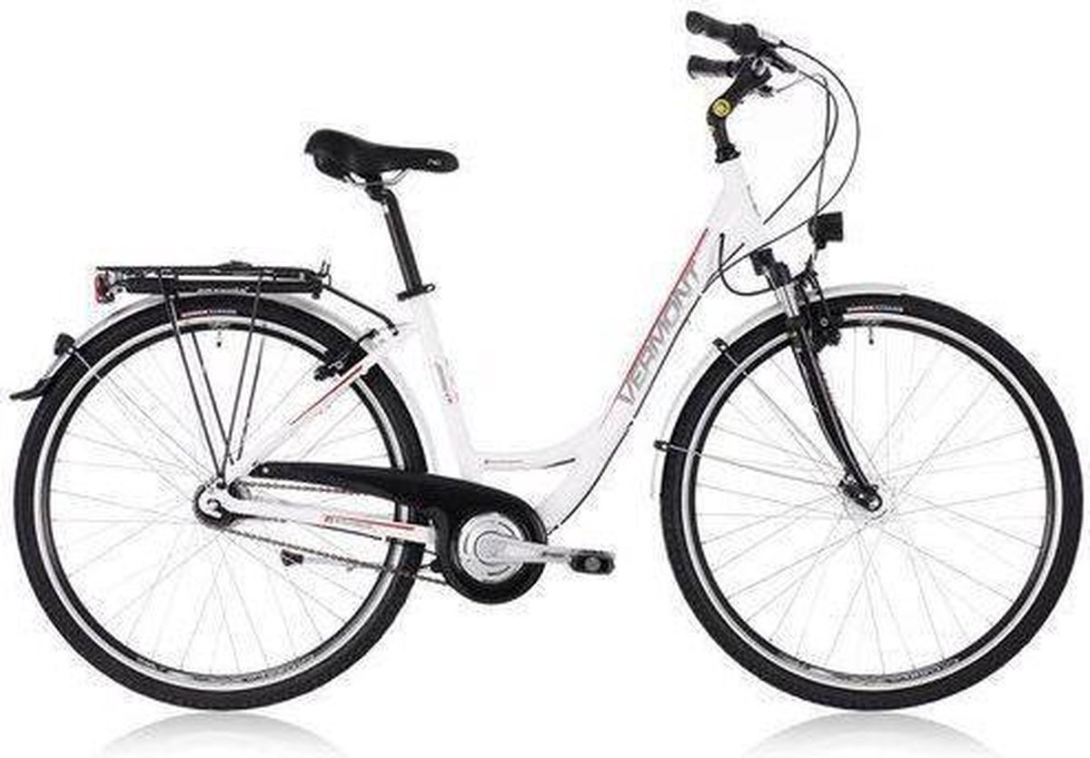 Vermont Jersey 7 Stadsfiets Dames 26 inch wit Frameafmetingen 55 cm