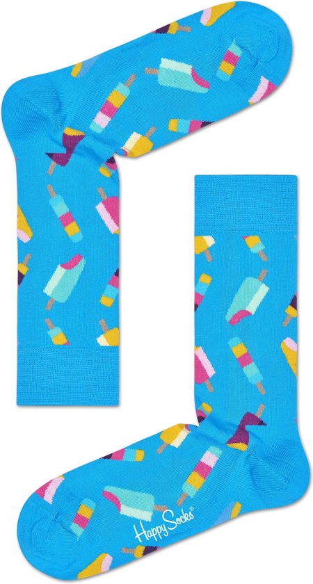 Happy Socks Icecream Special Sokken - Blauw - Maat 41-46 | bol.com