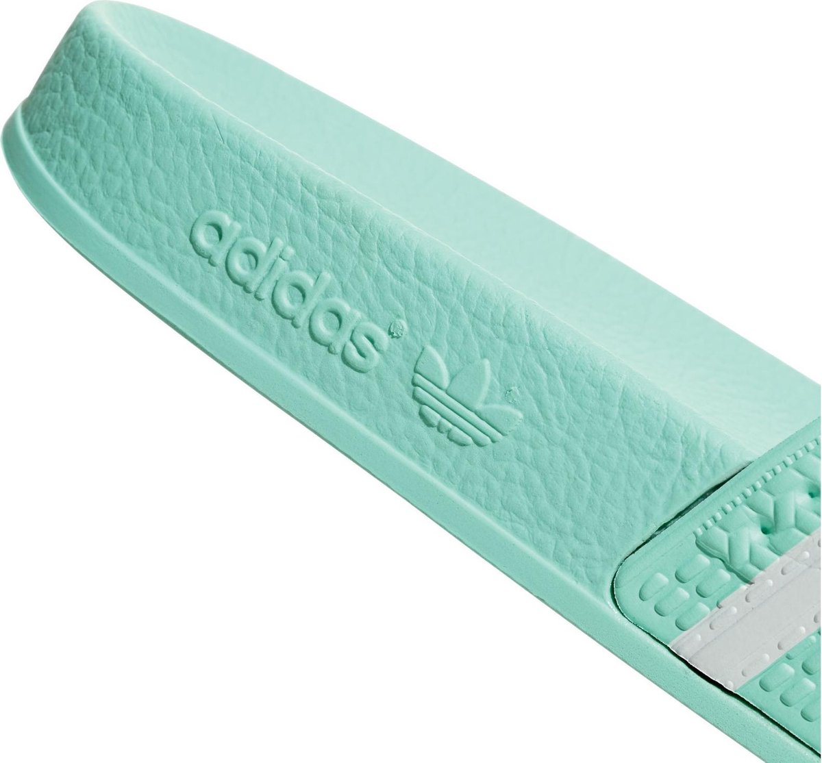adidas Adilette slipper Slippers - Maat 40.5 - Vrouwen - groen/wit | bol.com