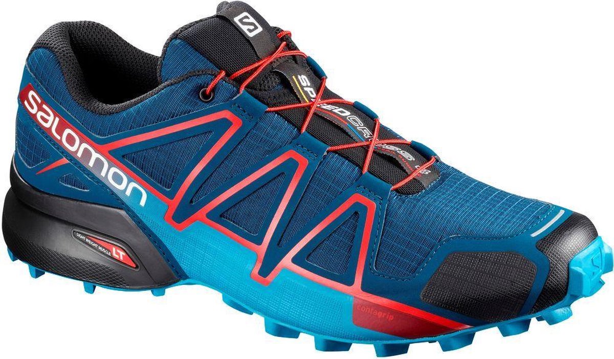 XA Pro 3D GTX Trail Wandelschoen BlauwRood Heren XA Pro 3D GTX Trail Wandelschoen BlauwRood Heren