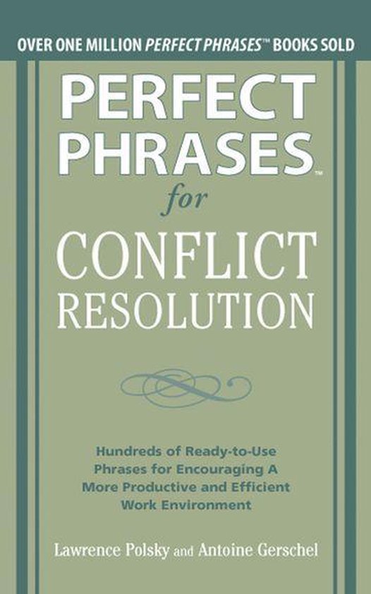 Perfect Phrases for Conflict Resolution - cover