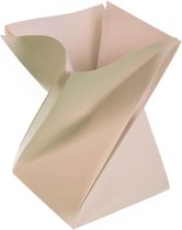 Origami bloempot wit