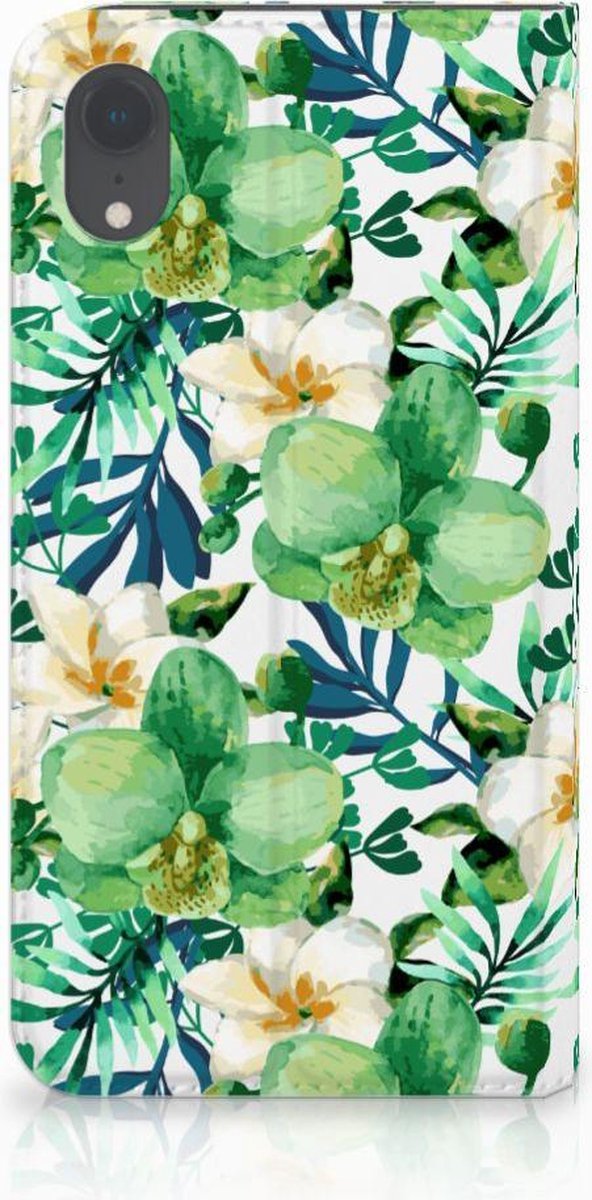 Apple iPhone Xr Smart Cover Orchidee Groen
