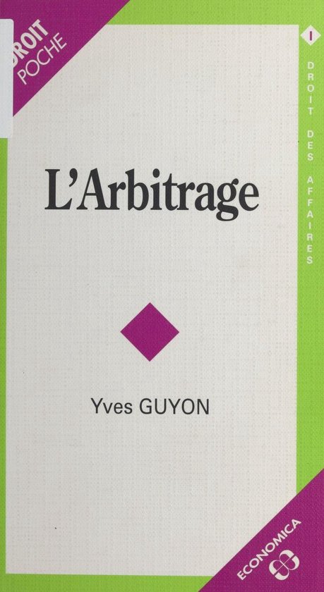 L'Arbitrage - cover