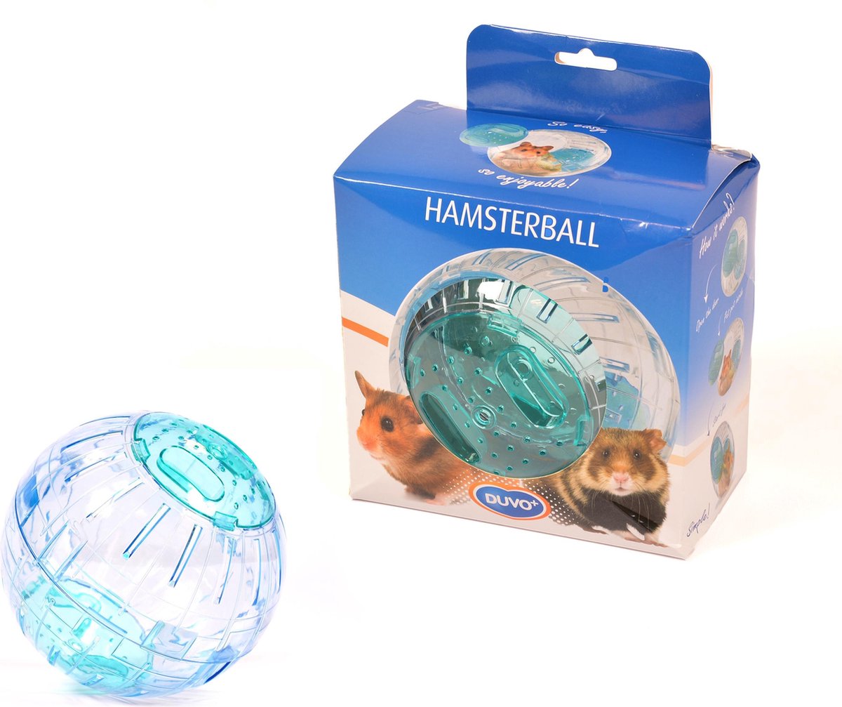 Duvo+ Hamsterbal - Blauw - 13cm
