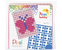 foto van Pixelhobby medaillon startset Vlinder
