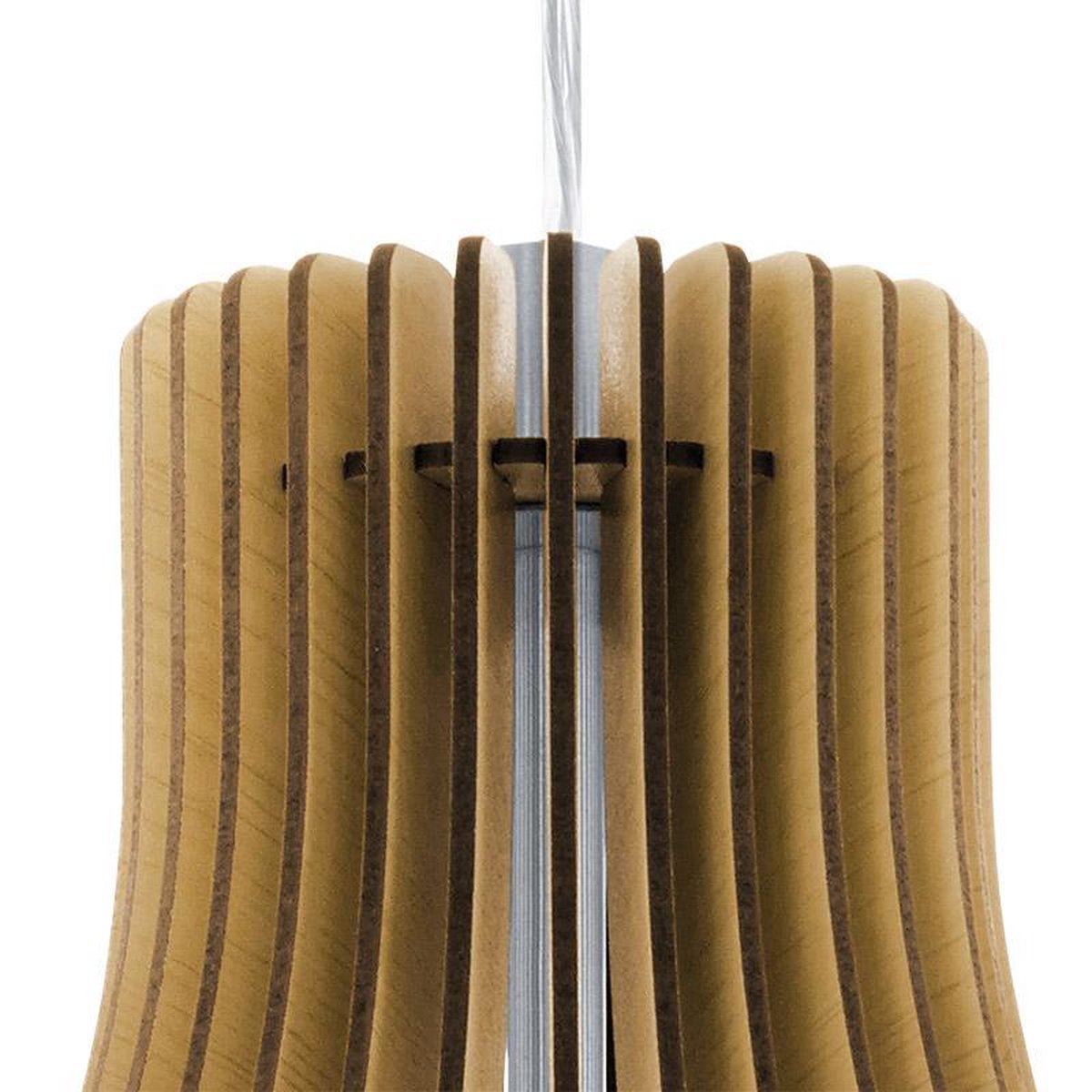 Hanglamp Tindori 38cm lichtbruin hout van Eglo kopen