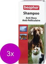Beaphar Shampoo Anti-Roos - Hondenvachtverzorging - 3 x 200 ml
