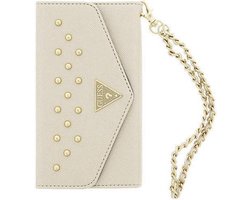 Guess Studded HTC One M8 Clutch Case Cream