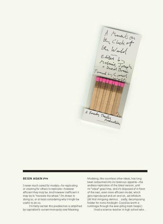 A Moment on the Clock of the World - cover