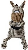 Een knuffeltje als koe gestreept met piepje