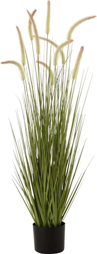 Kunstplant Japans bloedgras groen rood in pot H 46 cm kopen