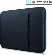 BParts - 15.6 inch Hoge kwaliteit Laptop sleeve - Beschermhoes laptop - Laptophoes - Extra zachte binnenkant - Donkerblauw