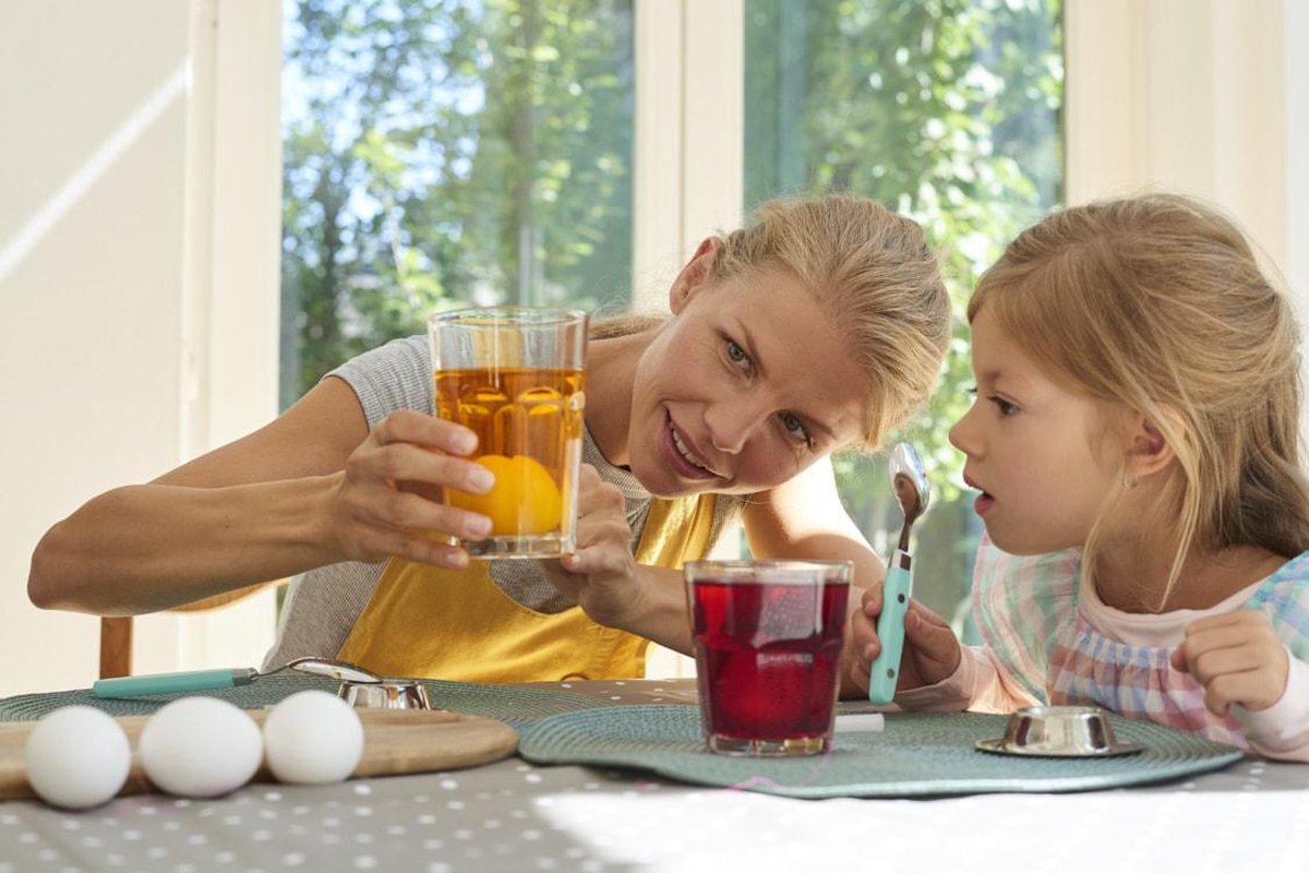 Heitmann Eier verf tabletten in 5 kleuren (Origineel