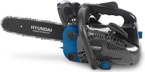 Chip Parasiet handtekening Hyundai kettingzaag 25cc - 2-takt easy-start benzine motor - 25 cm  zwaardlengte -... | bol.com