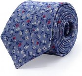 GENTS | Stropdas zijde blauw 0516 Maat NS