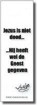 Boekenlegger visje Jezus is niet dood... - Bijbel - Christelijk - Majestic Ally - 2 stuks