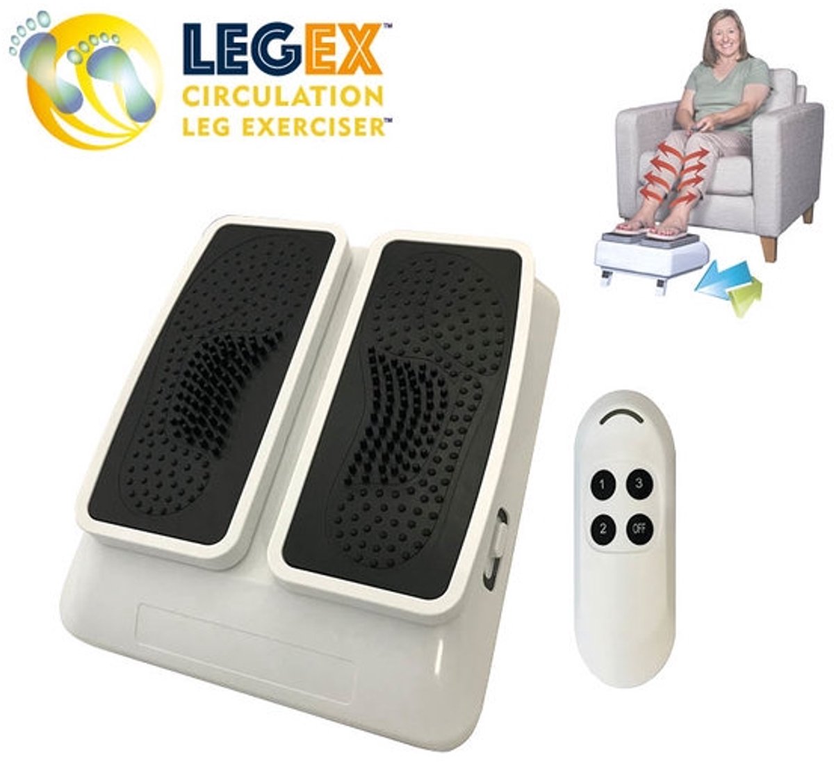 BioEnergiser LegEX Beentrainer - Wandelsimulator