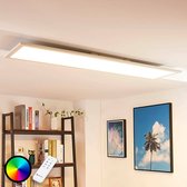 Arcchio - LED plafondlamp - RGB - met dimmer - 2 lichts - kunststof, metaal, aluminium - H: 4.5 cm - wit - Inclusief lichtbronnen