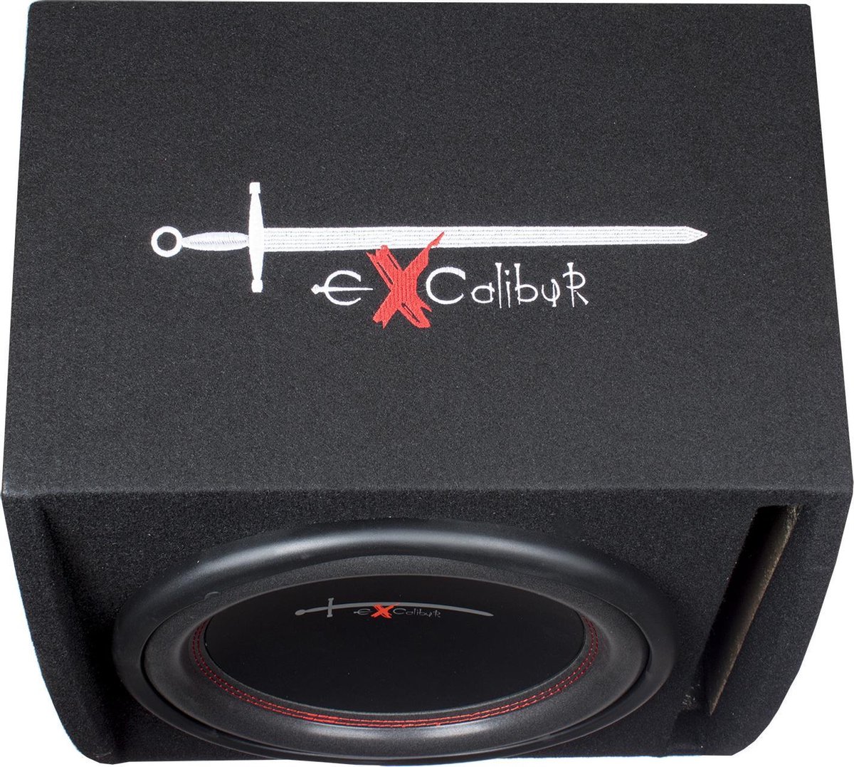 Excalibur Basspaket Endstufe Subwoofer Kabelset 1000 Watt Komplettset Bass Pac