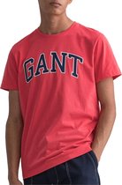 Gant Gant Arch Outline T-shirt - Mannen - roze