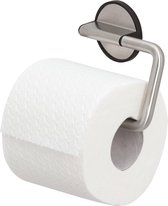 Tiger Tune -  Porte-rouleau papier toilette sans rabat - Acier inoxydable brossé / Noir