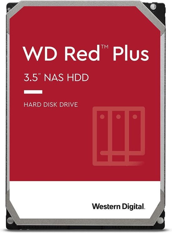 WD HDD Red Plus 4TB 3.5 SATA 128MB