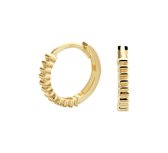 N-joy Trendstyle 17927 14 krt gouden oorbellen, klapoorringen