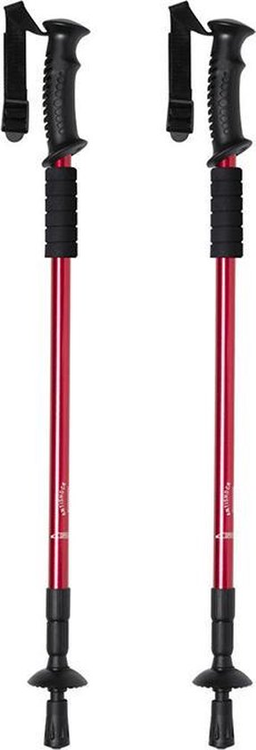 Bâtons de marche nordique réglables | bâtons de marche| pliable | rouge |  bol.com