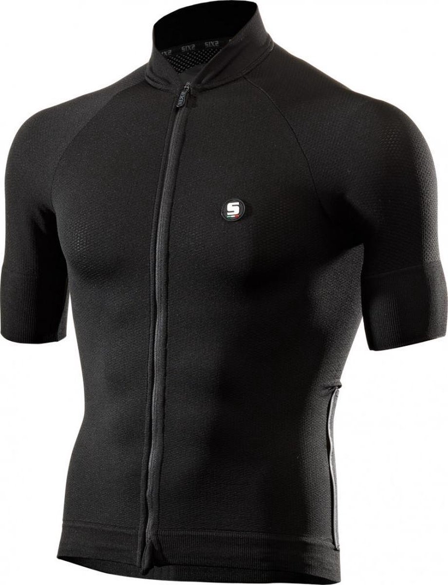 SIXS Chromo Short Sleeve Jersey Carbon Black Activewear M