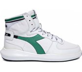 Diadora Heritage MI Basket Leather - Wit/Groen - Maat 41