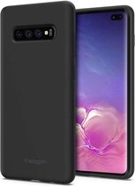 Spigen - Samsung Galaxy S10 Plus - Silicone Fit Hoesje - Zwart