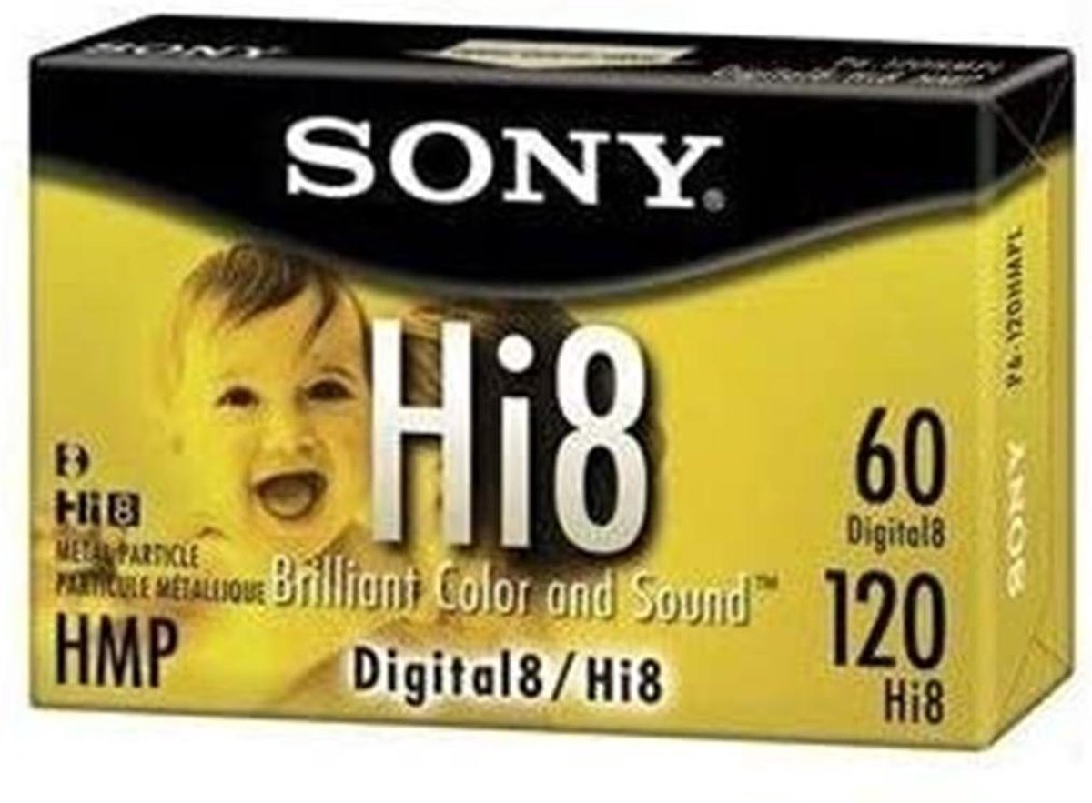 Sony Hi8 HMP Brilliant Color and Sound Metal Particle Digital 8 / Hi8 / Video Camcorder Cassette Tapes