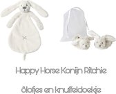 Happy Horse konijn Richie * slofjes en knuffeldoekje* wit